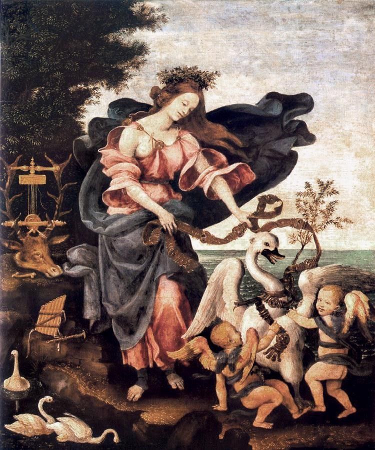 Filippino Lippi Allegory of Music or Erato